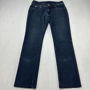 Kuhl Jeans Womens 8 Blue Med Wash Mid Rise Straight Stretch Denim Casual 30x30